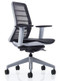 QUICK SHIP Koplus Tonique Task Chair - White - Front Angle