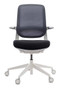 QUICK SHIP Techo Flight Task Chair - White - Front