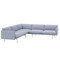 Muuto Outline Corner Sofa - Kvadrat Vidar 723 - Polished Aluminium Base