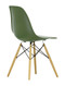 Vitra Eames Plastic Side Chair DSW - 48 Forest - Golden Maple - Rear