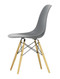 Vitra Eames Plastic Side Chair DSW - 56 Granite Grey - Golden Maple - Front