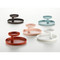 The Rotary Tray from Vitra shown here in various subtle colours from Vitra and available at Papillon Interiors.