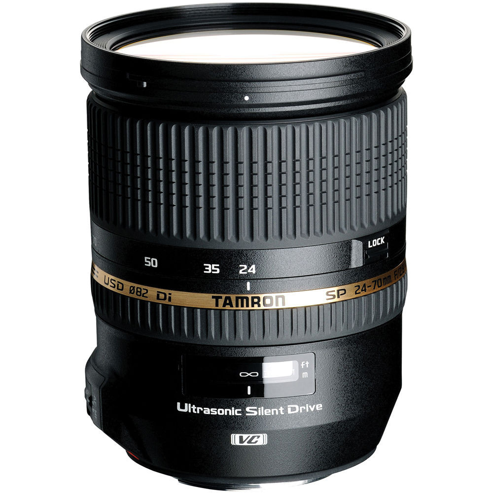 レンズ(ズーム) TAMRON SP 24-70mm F2.8 USD Di VC Nikon Tamron SP 24-70mm F/2.8 Di VC USD Lens for Nikon (Used) - Camera Lane