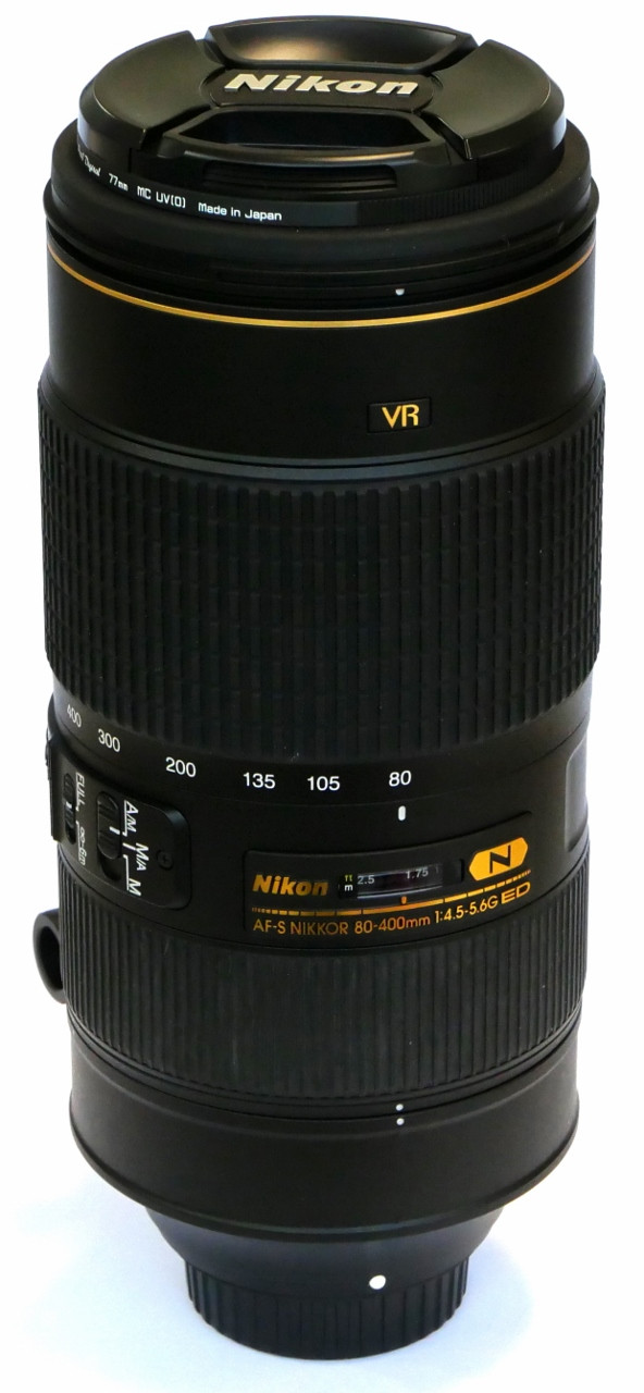未使用 Nikon AF-S 80-400mm f/4.5-5.6G ED VR Nikon AF-S FX NIKKOR 80-400mm f.4.5-5.6G ED Vibration Reduction