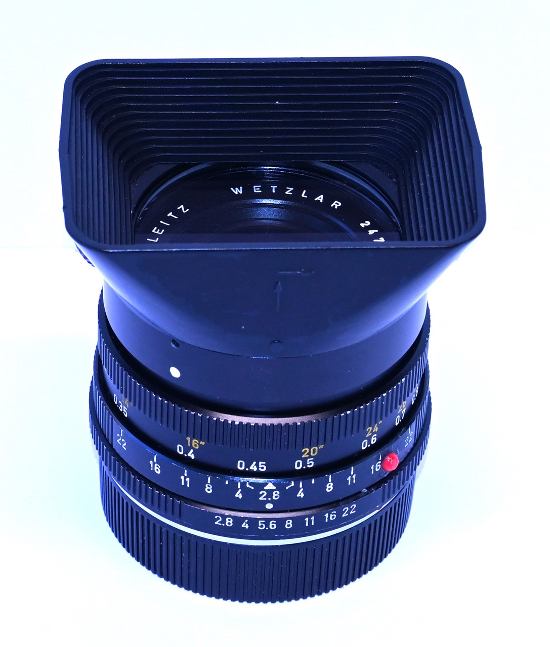 LEITZ Leica Elmarit-R 28mm F⁄2.8 Ver.I V.1 Lens Yr.1974 LEITZ