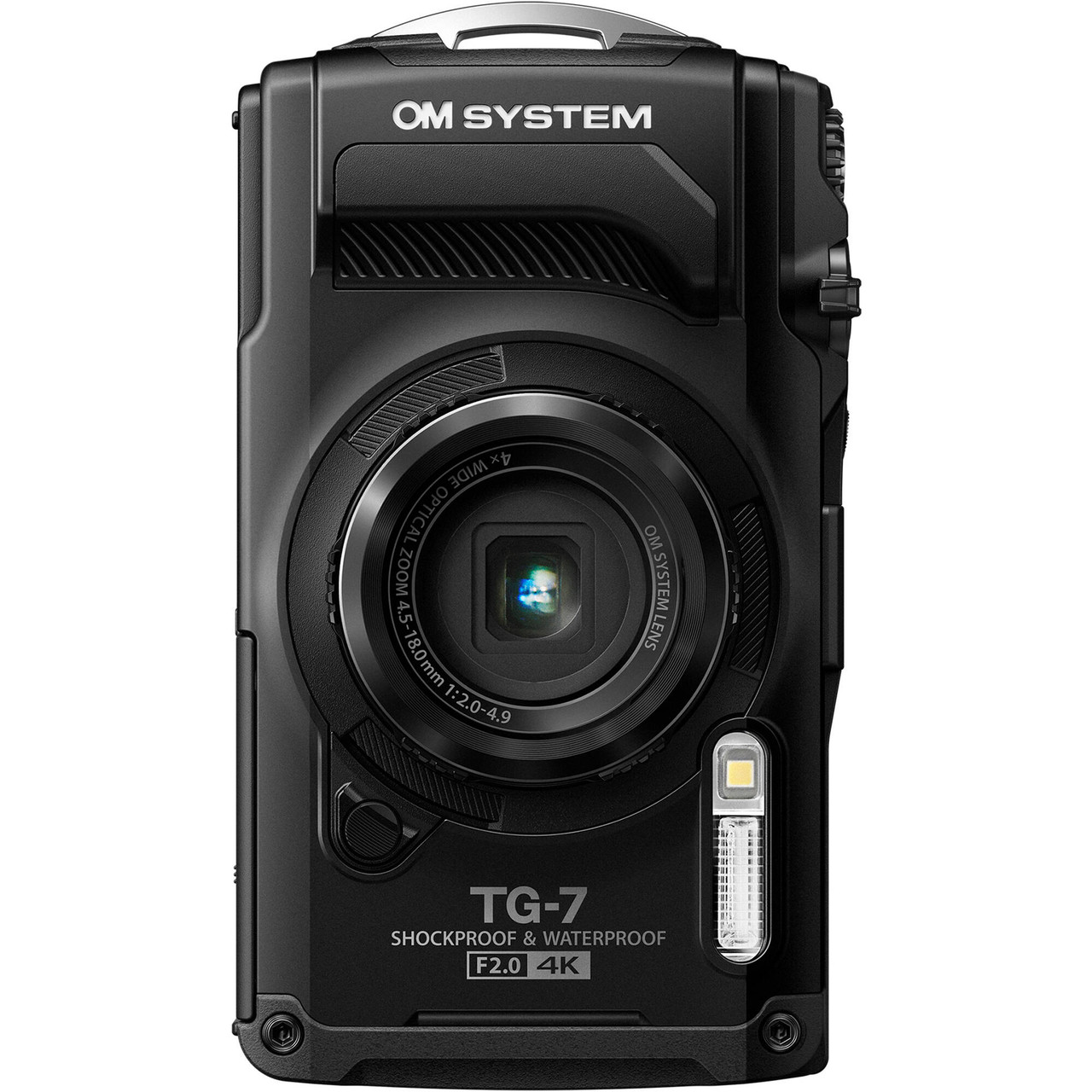 OM System Tough TG-7 Digital Camera - Black (New) - Camera Lane