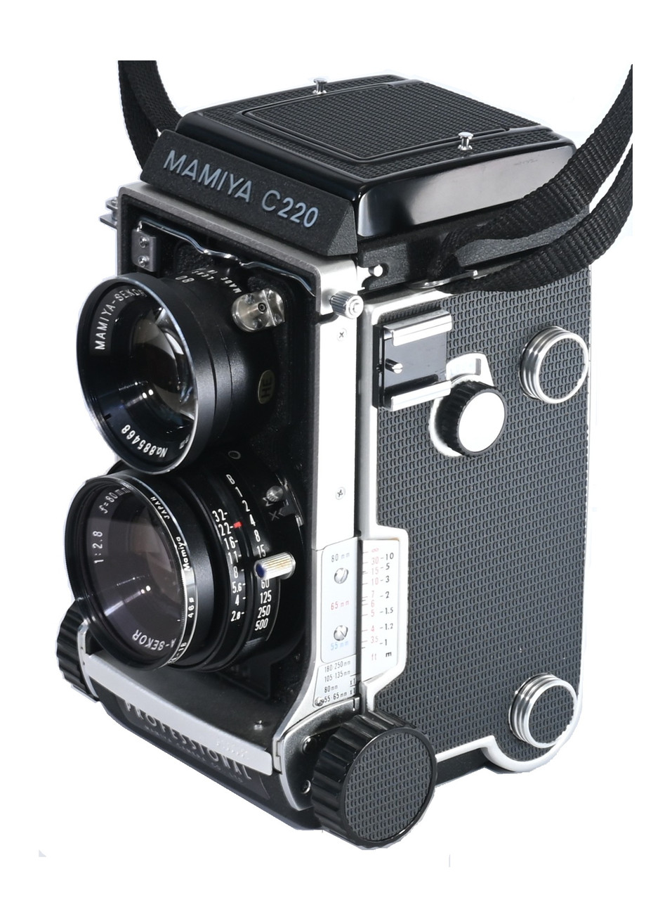 Mamiya C220 Professional with Mamiya Sekor 80mm f/2.8 Lens