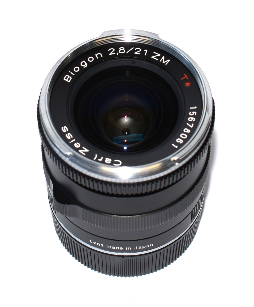 Pre-owned Zeiss Biogon T* 21mm F2.8 ZM Lens Black - Camera Lane