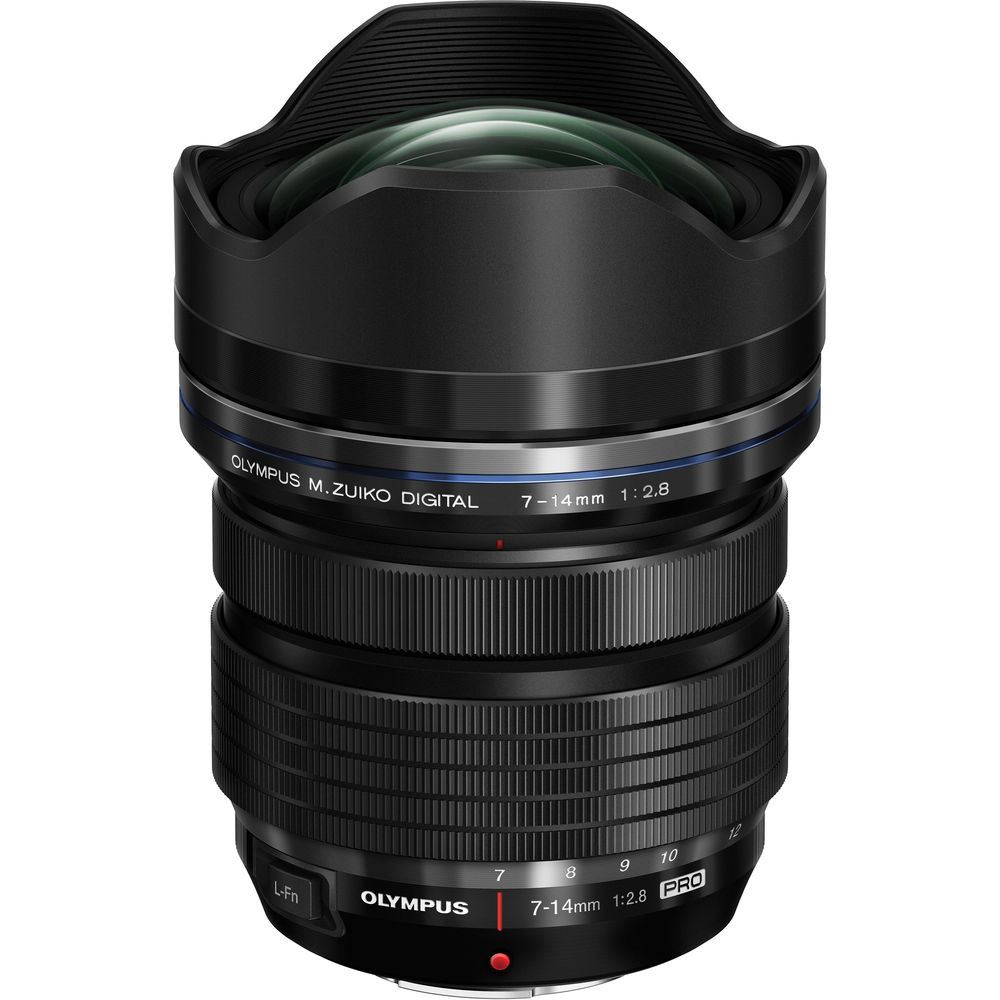Olympus 7-14mm F2.8 PRO Lens Black
