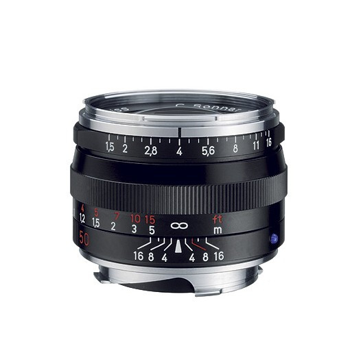 Zeiss C Sonnar T* 50mm F1.5 ZM Lens - Black (New) - Camera Lane