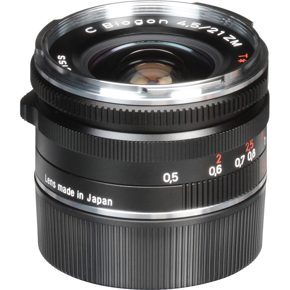 Zeiss C Biogon T* 21mm F/4.5 ZM Lens for M-mount - Black