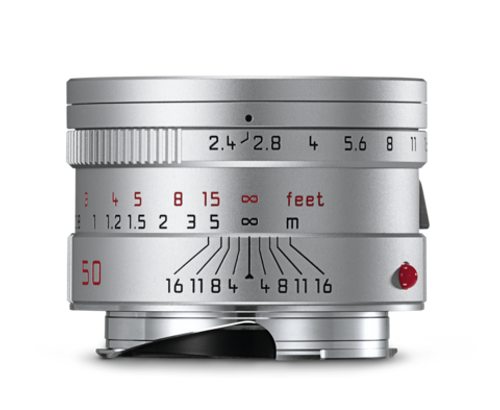Leica 50mm F2.4 Summarit-M Silver Lens