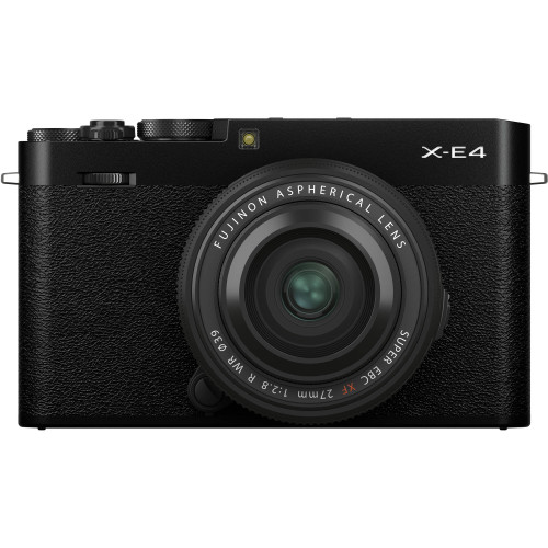 Fujifilm X-E4 Mirrorless Digital Camera with XF 27mm F/2.8 R WR Lens - Black (New)