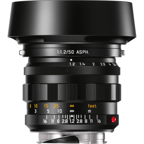 Leica Noctilux-M 50mm F/1.2 ASPH. Black Lens (New)