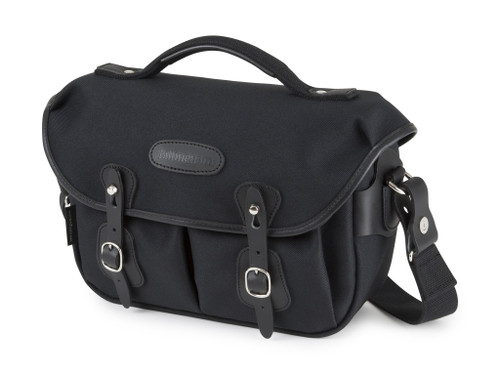 Billingham Hadley Small Pro Black FibreNyte/Black Leather Bag (New)