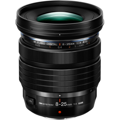 OM System M. Zuiko Digital ED 8-25mm F/4 PRO Lens (New)