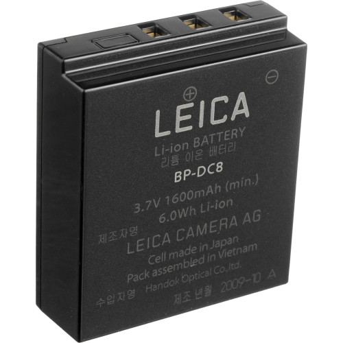 Leica BP-DC8 Lithium-ion Battery for Leica X cameras (New)