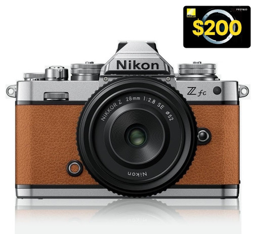 Nikon Z fc BR + Nikkor Z 28mm F/2.8 Lens SE (New)