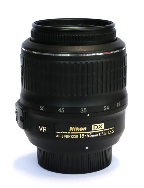 Nikon AF-S DX Nikkor 18-55mm F/3.5-5.6G VR Lens (Used)