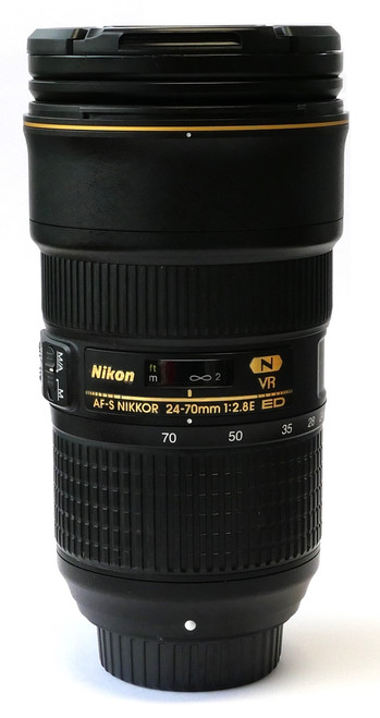 Nikon AF-S 24-70mm F2.8E ED VR Lens (Used)