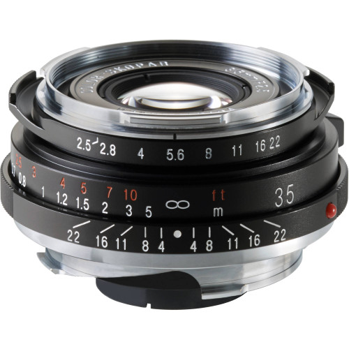 Voigtlander 35mm F/2.5 Color Skopar PC-II Lens for Leica M-mount (New)