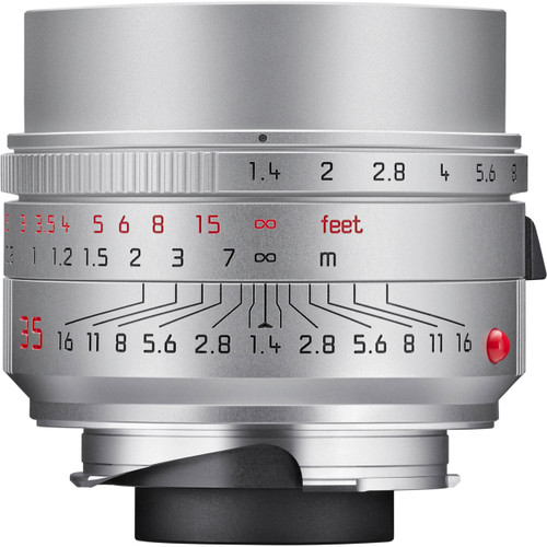 Leica 35mm F1.4 Summilux-M Asph. Lens (Silver, 2022 Version)