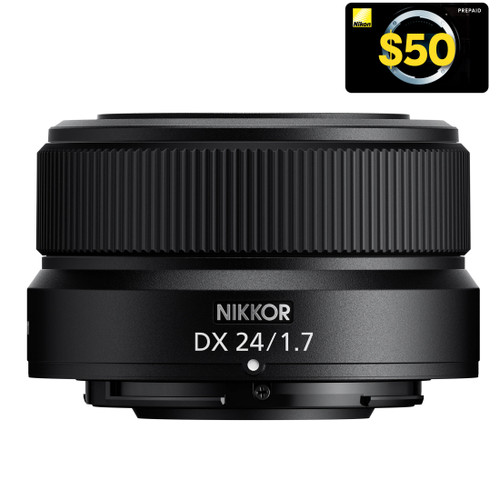 Nikon Nikkor Z DX 24mm F/1.7 Lens (New)