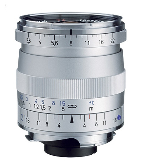 Zeiss Biogon T* 21mm F2.8 ZM Lens Silver (New)