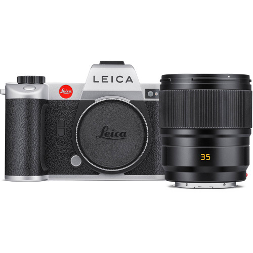 Leica SL2 Silver Mirrorless Camera with Summicron-SL 35mm f/2 ASPH. Lens (New)