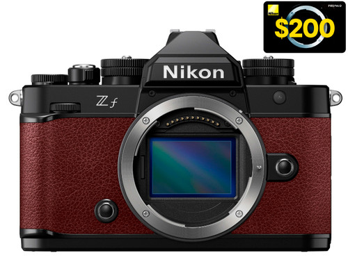 Nikon Z f Mirrorless Digital Camera Body - Bordeaux Red (New)