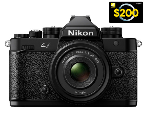 Nikon Z f Black Body with Z 40mm f/2 SE Lens Kit (New)