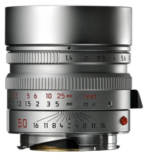 Leica 50/F1.4 Summilux-M Asph Lens Silver (New)