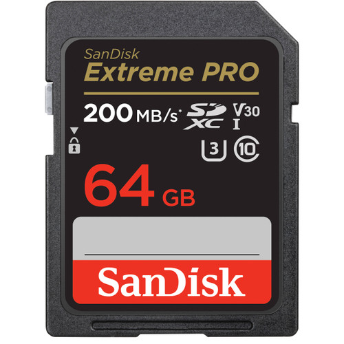 SanDisk ExtremePro SDXC UHS-1 64GB 200mb/s Memory Card (New)