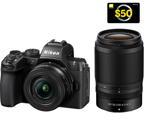 Nikon Z50II Mirrorless Digital Camera with 16-50mm & 50-250mm Lenses (New)