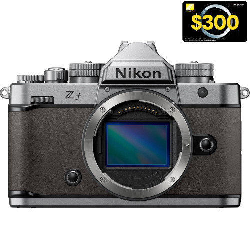 Nikon Z f Mirrorless Digital Camera Body - Silver (Stone Grey)
