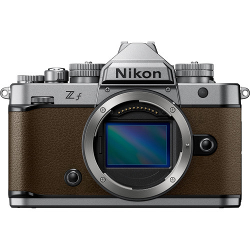 Nikon Z f Mirrorless Digital Camera Body - Silver (Sepia Brown)