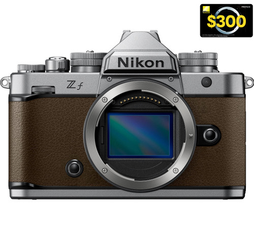 Nikon Z f Mirrorless Digital Camera Body - Silver (Sepia Brown)