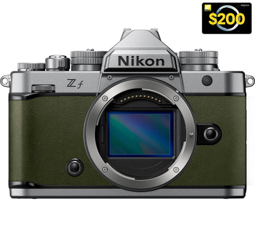 Nikon Z f Mirrorless Digital Camera Body - Silver (Moss Green)