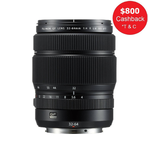 Fujifilm GF 32-64mm F4 R LM WR Lens (New)