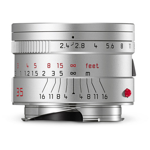 Leica Summarit-M 35mm F2.4 Asph. Lens Silver (New)