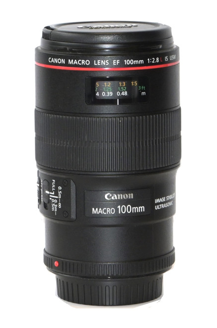 Canon EF 100mm F2.8L IS USM Macro Lens (Used)