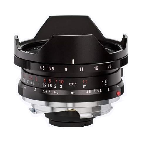 Voigtlander 15/F4.5 Asph Super Wide-Heliar M Lens (Used)