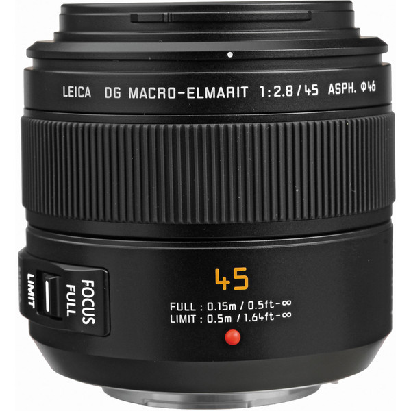 Pre-owned Panasonic Leica DG Macro-Elmarit 45mm f/2.8 ASPH. MEGA O.I.S. Lens