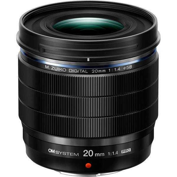 OM System M.Zuiko Digital ED 20mm F/1.4 Pro Lens (New)
