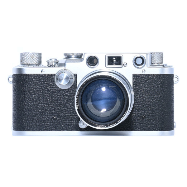 Leica IIIf Rangefinder Film Camera Body with Summitar 50/f2 Lens (Used)