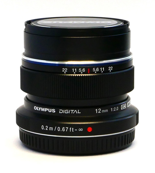 Olympus PEN 12mm F2 ED Digital Lens Black (Used)