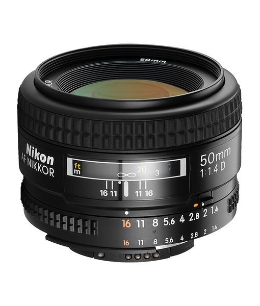 Nikon AF 50mm F1.4D Lens (New)