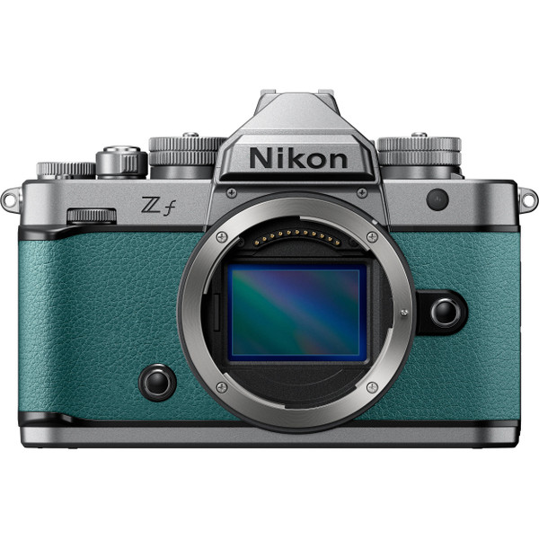 Nikon Z f Mirrorless Digital Camera Body - Silver (Teal Blue)