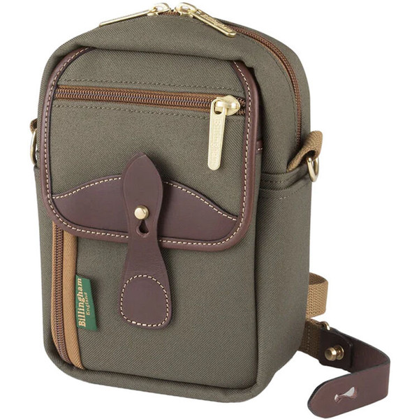 Billingham Airline Stowaway Camera Bag (Sage FibreNyte/Chocolate Leather)