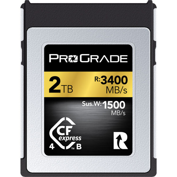 ProGrade Digital 2TB CFexpress 4.0 Type B Gold Memory Card (New)